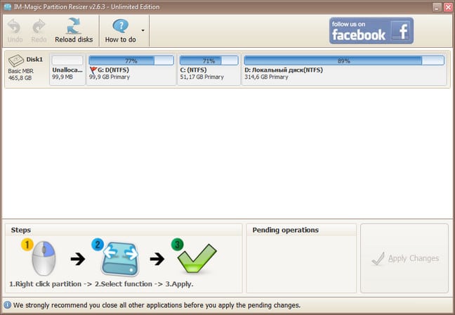 IM-Magic Partition Resizer 3.4.0