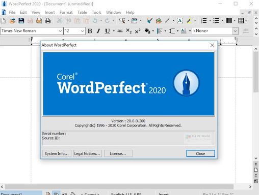 Corel WordPerfect Office 2020