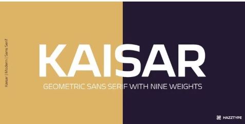 Kaisar Sans Serif Font Free Download