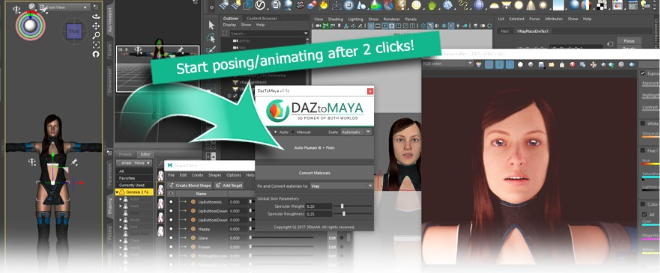 DazToMaya v1.0 Free Download