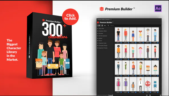 Videohive PremiumBuilder Characters Free Download (Premium)