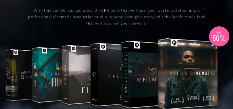 MotionVFX – mTitle Cinematic Final Cut Pro X Plugin