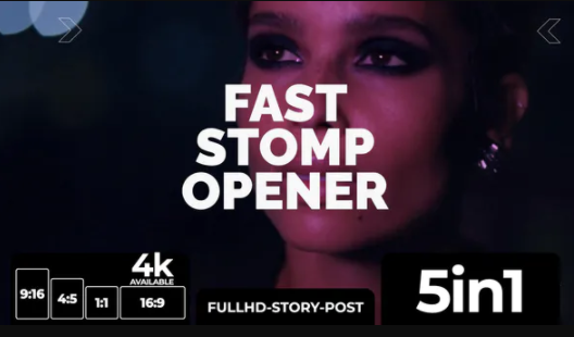 Videohive Fast Stopm Opener-5 in 1 27969740 Free Download