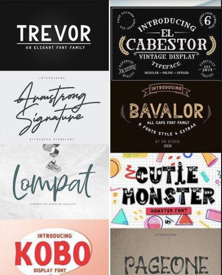 Super Fonts Pack Vol.3 – 27 Fonts Free Download