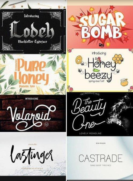 Super Fonts Pack Vol.3 – 27 Fonts Free Download