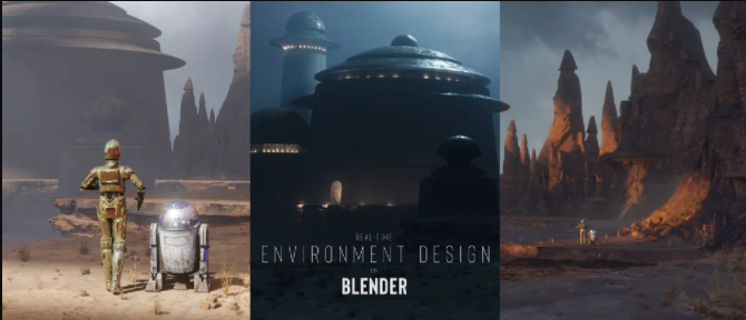 Real-time Environment Design in Blender by Jama Jurabaev