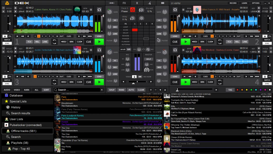 Digital 1 Audio PCDJ DEX 3 v3.16.1 x64 / v3.17.0.0 U2B [WiN, MacOSX]