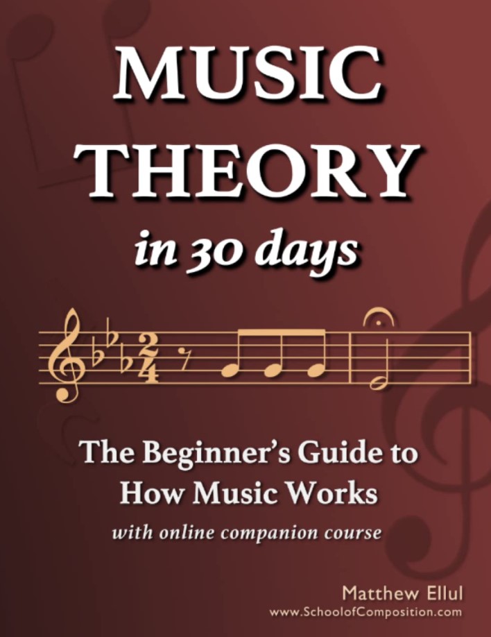 Music Theory in 30 Days: The Beginner’s Guide to How Music Works – With Online Companion Course (Premium)