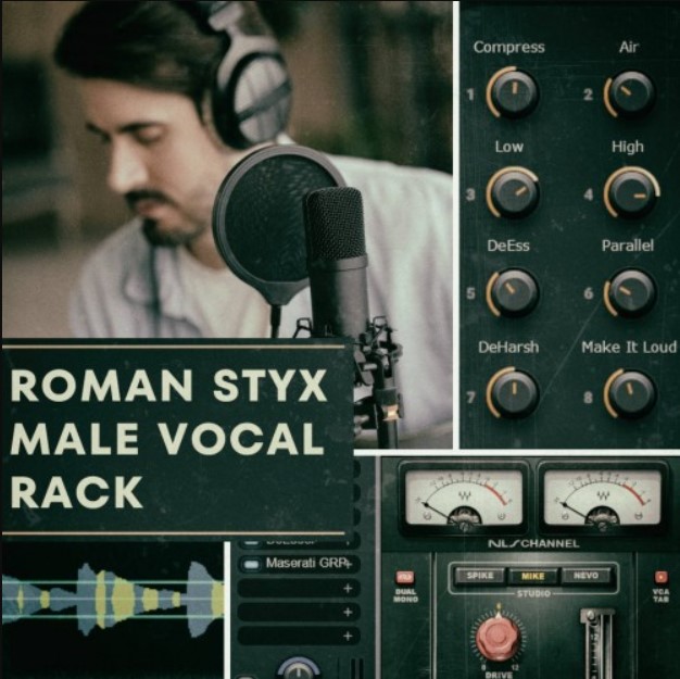 OnlineMasterClass Roman Styx Male Vocal Rack [Synth Presets] (Premium)