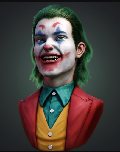 Patreon – Character Sculpt Joker Bust by YanSculpts (premium)