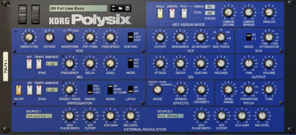 Reason RE Korg Polysix v1.0.6 [WiN] (Premium)