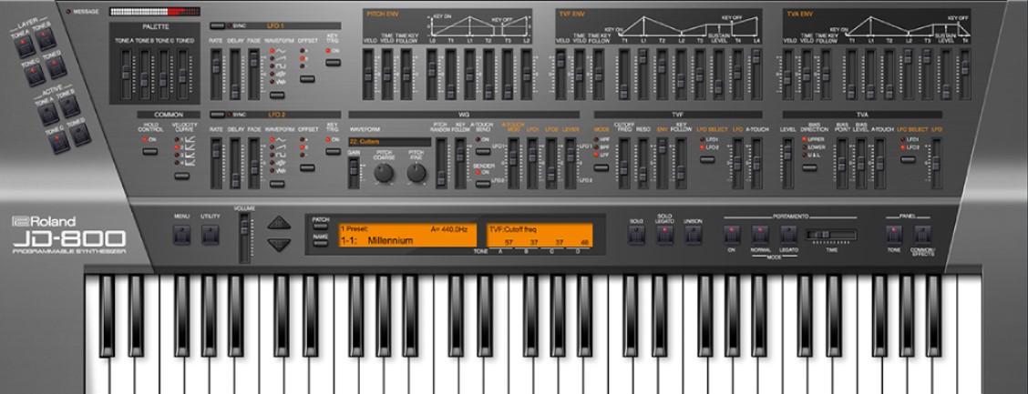 Roland Cloud JD-800 v1.0.1 [U2B] [MacOSX] (Premium)