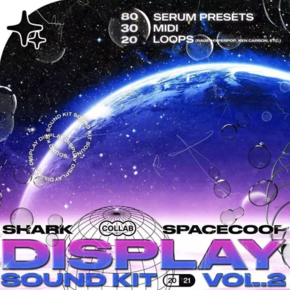 Shark x Spacecoop Display Sound Kit Vol.2 [Bundle] [WAV, MiDi, Synth Presets] (Premium)