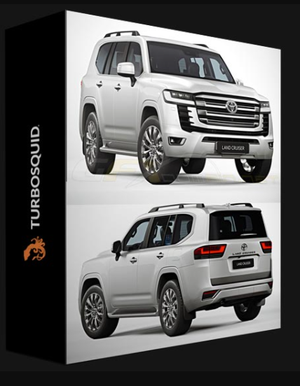 TURBOSQUID – 3D 2022 TOYOTA LAND CRUISER 300 MODEL BY HKV STUDIOS (Premium)