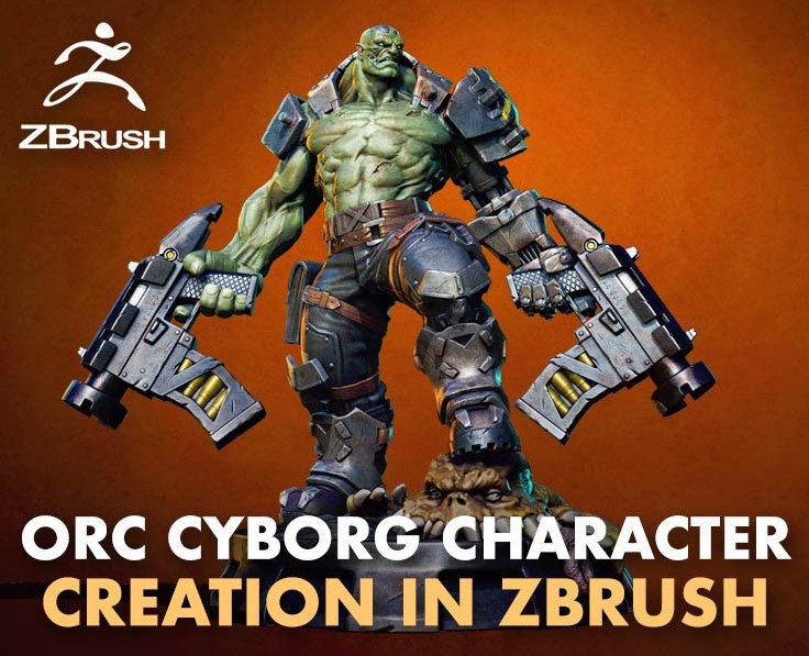 Udemy – Orc Cyborg Character Creation in Zbrush (Premium)