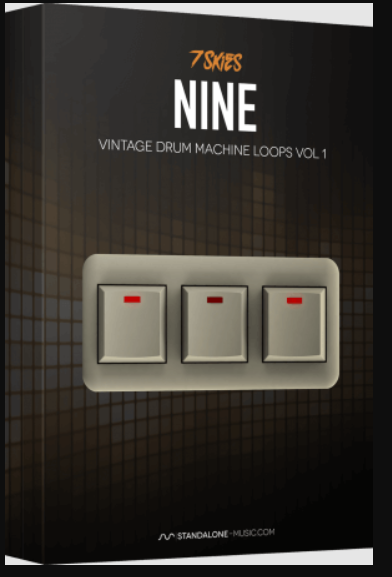 7 Skies Standalone Music Nine Vintage Drum Machine Loops Vol.1 [WAV, MiDi, DAW  (Premium)