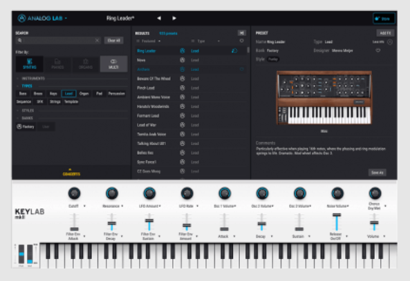 Arturia Analog Lab V v5.4.7 CE / v5.4.0 [WiN, MacOSX] (Premium)