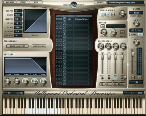 East West Hollywood Orchestral Percussion Diamond v1.0.2 [WiN]  (Premium)