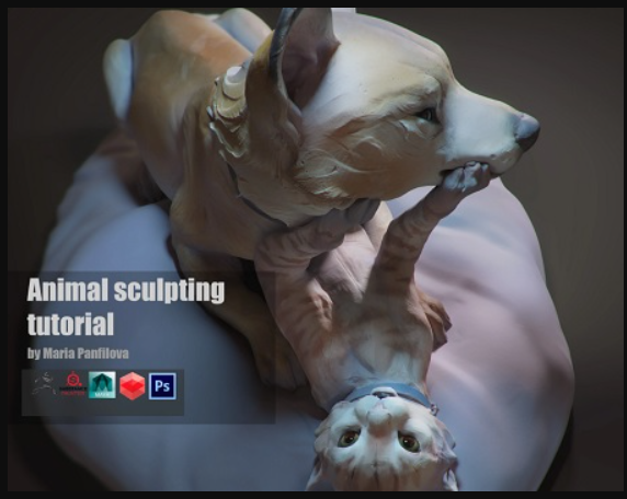 Gumroad – Artistic animal CG sculpture  (Premium)