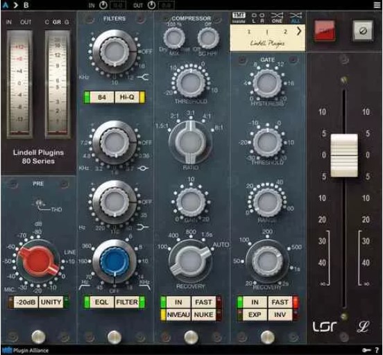 Lindell Audio 80 Series v1.0.3 [WiN, MacOSX] (Premium)