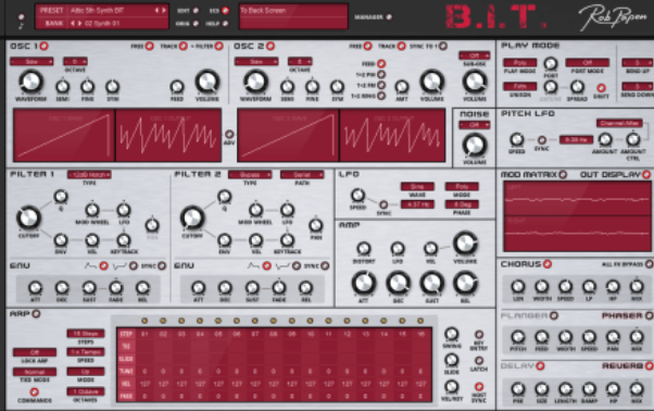 Rob Papen BIT v1.0.2b [U2B] [MacOSX]  (premium)