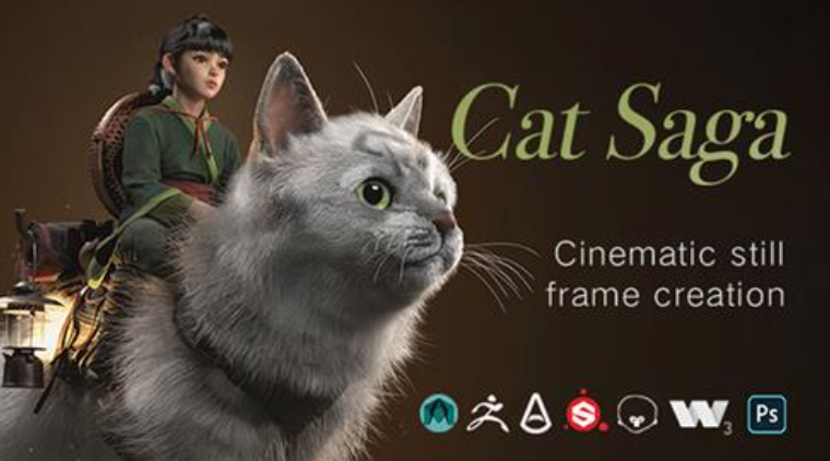 Wingfox – Cat Saga Create Advanced 3D Concept Art Model (Premium)