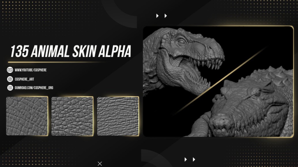 ArtStation Marketplace – 135 Animal Skin Alpha (Premium)