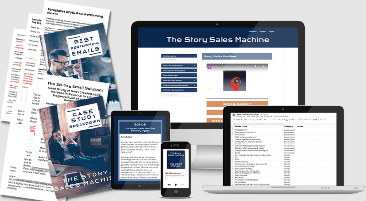 Bill Mueler – The Story Sales Machine + Bonuses (premium)