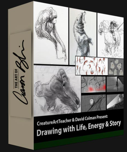 CREATURE ART TEACHER – DRAWING WITH LIFE, ENERGY AND STORY BY DAVID COLMAN (Premium)