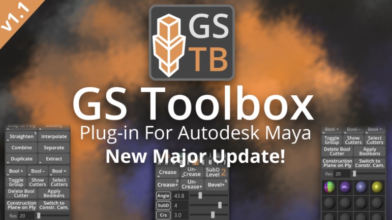 GS Toolbox v1.1 – Maya Modeling Plug-in (Premium)