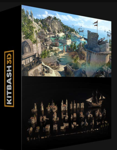 KITBASH3D – TREASURE ISLAND (premium)