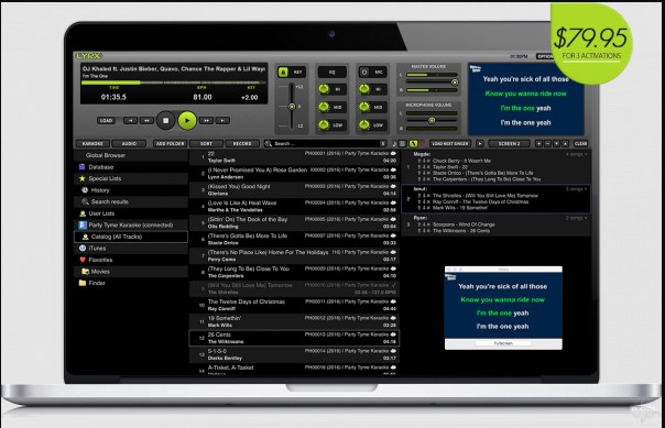 PCDJ LYRX v1.7.1.0 U2B / v1.7.1.0 (x64) [WiN, MacOSX] (Premium)