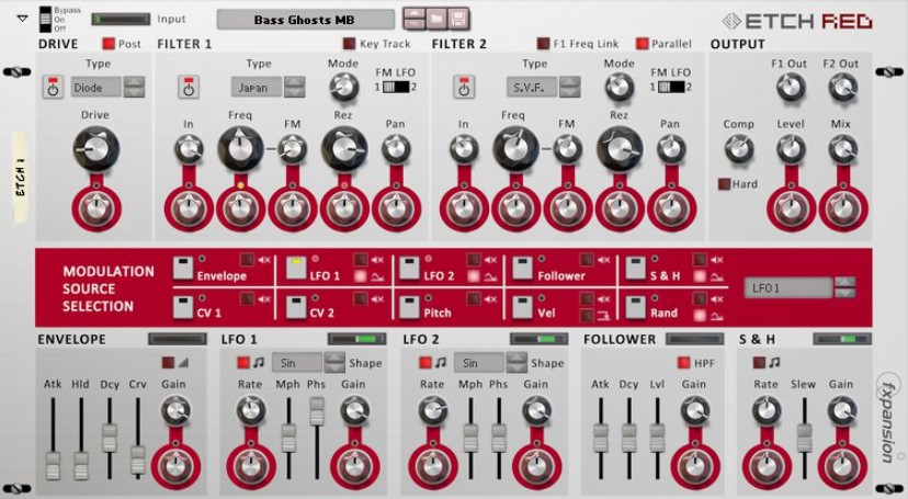 Reason RE FXpansion Etch Red Dual Filter v1.0.4 [WiN] (Premium)
