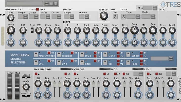 Reason RE FXpansion Tres Mono Synth v1.0.1 [WiN] (Premium)