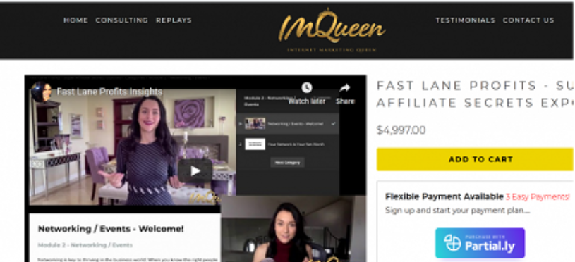 Super Affiliate Secrets Exposed IMQueen – Fast Lane Profits (Premium)