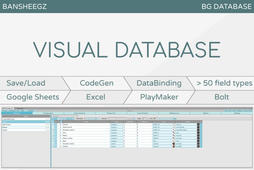 Unity – BG Database v1.7.3 (Premium)