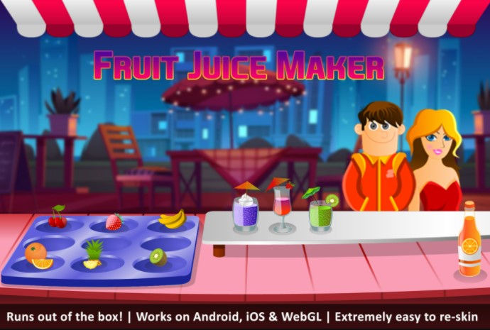 Unity – Fruit Juice Maker, Complete Time Management Game Kit v1.4.3 (Premium)