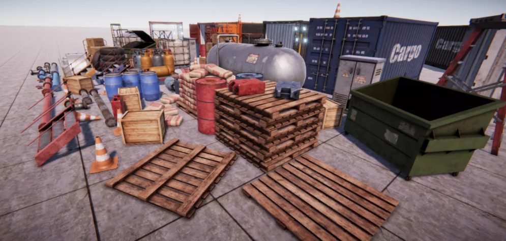 Unity – Industrial Props Pack – PBR v1.0 (Premium)