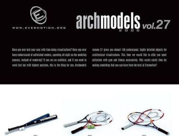 3D Models Evermotion Archmodels v 027