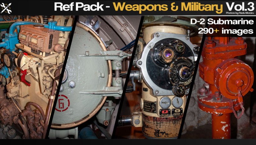 ARTSTATION – REF PACK – WEAPONS & MILITARY VOL.3 (Premium)