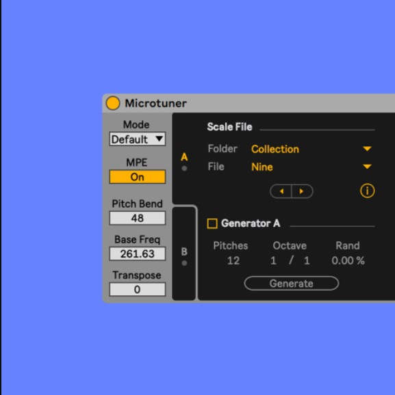 Ableton Microtuner v1.1 [Ableton Live] (Premium)