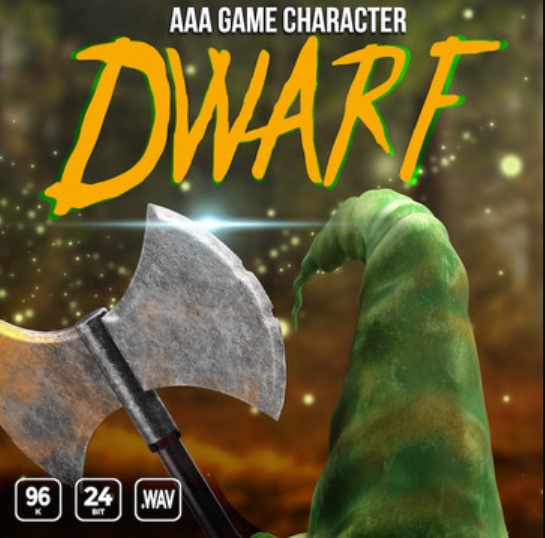 Epic Stock Media AAA Game Character Dwarf [WAV]