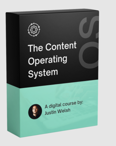 Justin Welsh – The Content Operating System  (Premium)