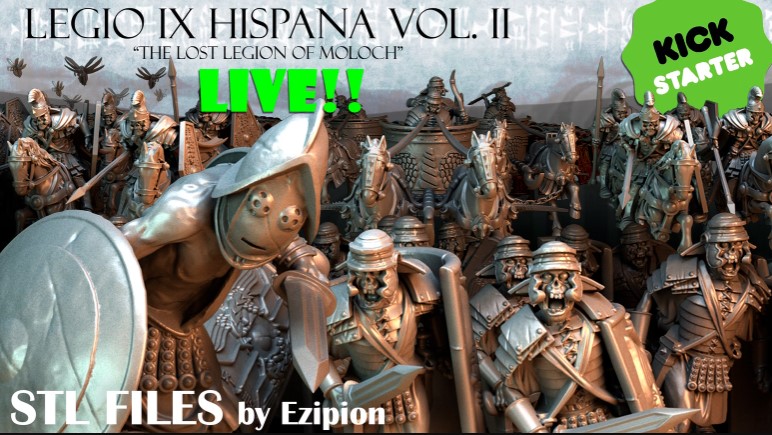 LEGIO IX HISPANA – Lost Legion of Moloch vol.II – 3D Print (Premium)