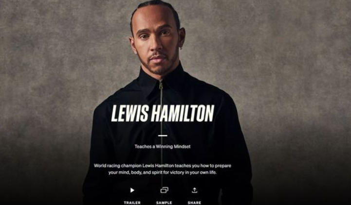 MasterClass – Lewis Hamilton Teaches a Winning Mindset  (Premium)