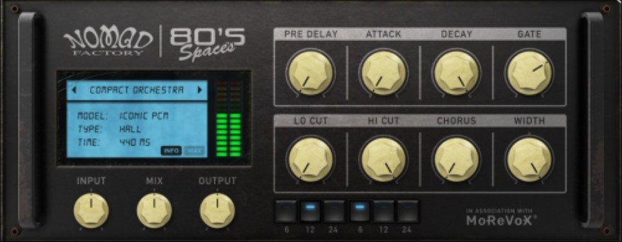 Nomad Factory 80’s Spaces v1.1.0 / v1.0.2 [WiN, MacOSX] (Premium)