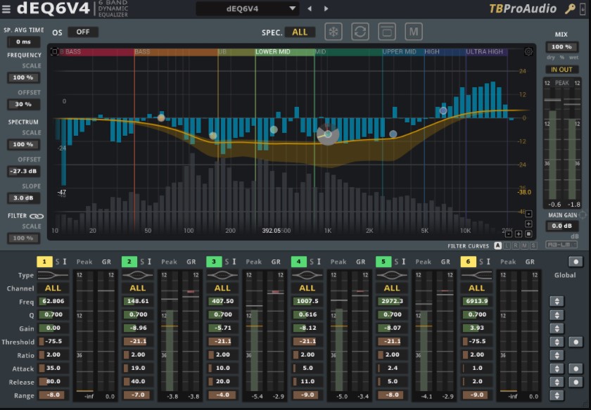 TBProAudio dEQ6 v4.1.4 [WiN, MacOSX] (Premium)