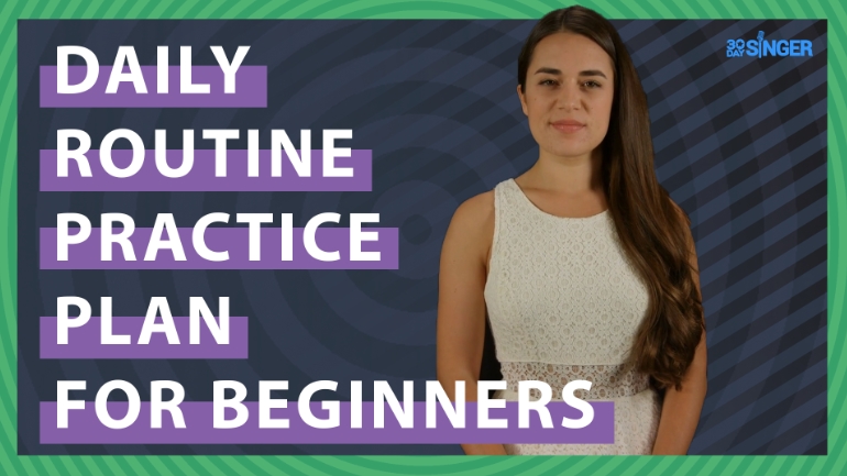 30 Day Singer Daily Routine Practice Plan for Beginner Singers [TUTORiAL]