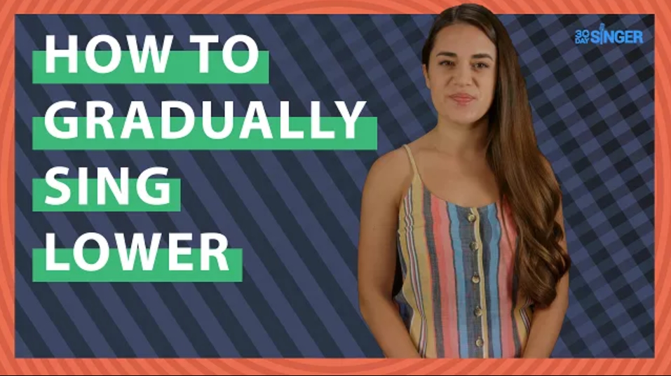 30 Day Singer How to Gradually Sing Lower [TUTORiAL] (Premium)