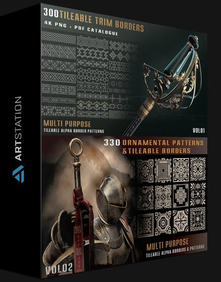 ARTSTATION – +3200 ORNAMENTAL PATTERN PACK (Premium)